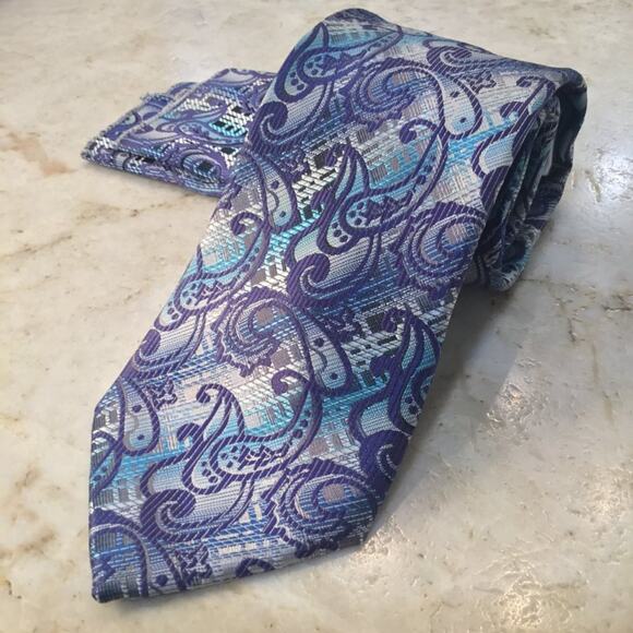 GIANFRANCO TIE ( with pocket scarf) - Picture 8 of 9